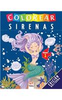 Colorear sirenas - Volumen 1 - Edición nocturna