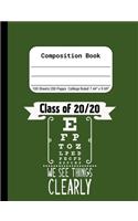 Class of 20/20 We See Things Clearly