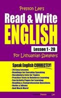 Preston Lee's Read & Write English Lesson 1 - 20 For Lithuanian Speakers