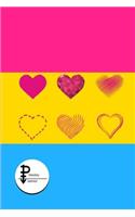 Weekly Planner: With Pansexual Flag and Symbol for Queer Girls and Boys