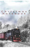 Christmas Notebook: 80 Pages Lined 5.06x7.81 (12.85x19.84cm) Journal/Diary/Lists. Christmas Express