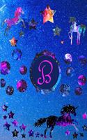 Starry Unicorns Notebook Monogram Series B