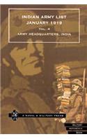 Indian Army List January 1919
