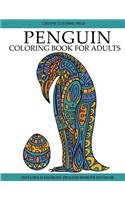 Penguin Coloring Book: Adult Coloring Book with Beautiful Penguin Designs