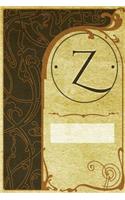 Monogram "z" Notebook