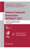 Human-Computer Interaction - Interact 2017