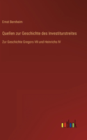 Quellen zur Geschichte des Investiturstreites