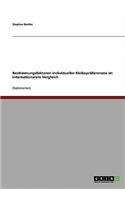 Bestimmungsfaktoren individueller Risikopräferenzen im internationalem Vergleich