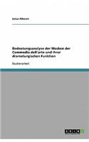 Bedeutungsanalyse der Masken der Commedia dell'arte und ihrer dramaturgischen Funktion