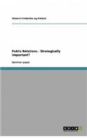 Public Relations - Strategically important?