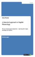 historical approach to English Phraseology