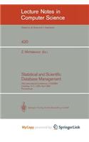 Statistical and Scientific Database Management