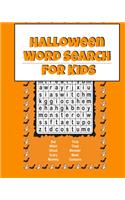 Halloween Word Search For Kids