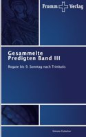 Gesammelte Predigten Band III