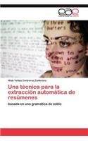 técnica para la extracción automática de resúmenes