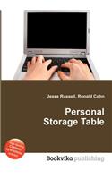 Personal Storage Table