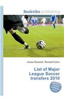 List of Major League Soccer Transfers 2010