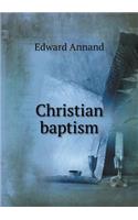 Christian baptism