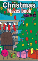 Christmas Mazes book Ages 8-12