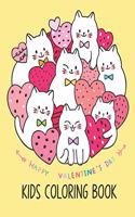 Happy Valentine's Day Kids Coloring Book