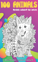 Mandala Coloring for Artists - 100 Animals - Amazing Patterns Mandala and Relaxing