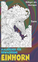 Malbücher für Erwachsene - Billiger als Therapie - Tiere - Einhorn