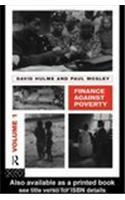 Finance Against Poverty: Volume 1