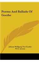 Poems and Ballads of Goethe