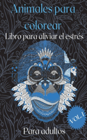 Libro para colorear de animales para adultos