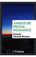 Annos de Prosa: Romance