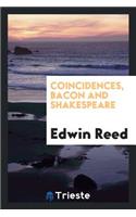 Coincidences, Bacon and Shakespeare