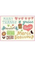 Kate Sutton Many Thanks Parcel Thank You Notes
