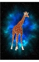 Giraffe Universe Notebook: 100 Page College Ruled Notebook