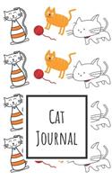 Cat Journal: Blank Lined Paper Notebook with Page Numbers 100 Pages 6x9 Inches (Volume 10)