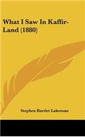 What I Saw In Kaffir-Land (1880)