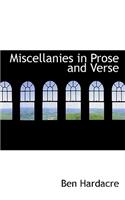 Miscellanies in Prose and Verse
