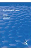 Criminal Legal Doctrine