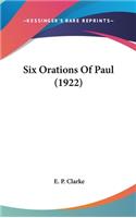 Six Orations of Paul (1922)