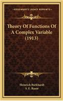 Theory of Functions of a Complex Variable (1913)