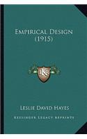 Empirical Design (1915)