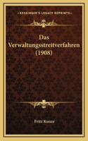 Das Verwaltungsstreitverfahren (1908)