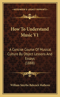 How To Understand Music V1: A Concise Course Of Musical Culture By Object Lessons And Essays (1888)(English)