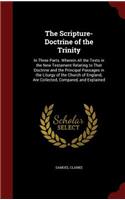 The Scripture-Doctrine of the Trinity: In Three Parts. Wherein All the Texts in the New Testament Relating to That Doctrine and the Principal Passages in the Liturgy of the Church of Engl