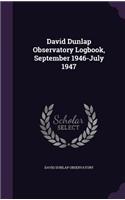 David Dunlap Observatory Logbook, September 1946-July 1947