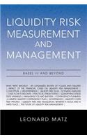 Liquidity Risk Measurement and Management