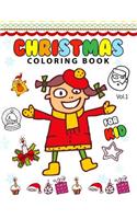 Christmas coloring Books for Kids Vol.1