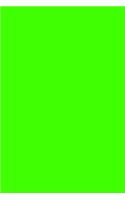 Harelquin Green Color Journal Simple Plain Harlequin Green