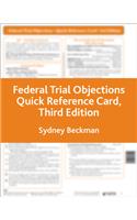 Federal Trial Objections Reference Card