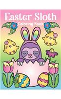 Easter Sloth Coloring Book