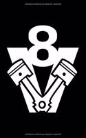 V8 Auto Notizbuch